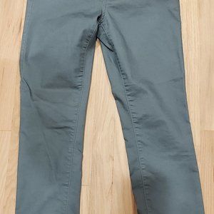 Prana Kayla stretch pants, medium blue, size 6, like new